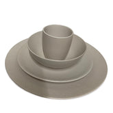 Vajillas de Porcelana color blanco de 16 piezas